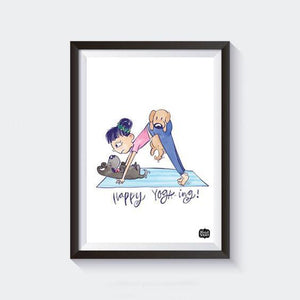 Yoga-ing Wall Art