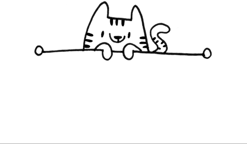 Kitty Address Stamp