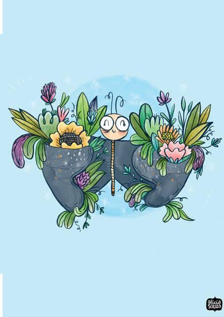 Prints - Butterfly Hug Wall Art