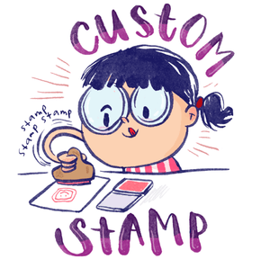Pencil Name Custom Stamp